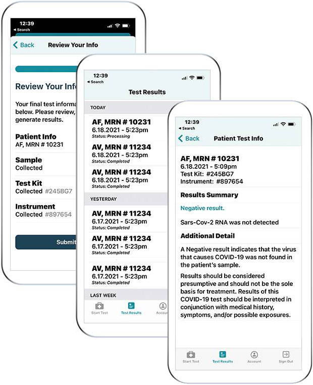 Identifying information is minimal to protect patient privacy.