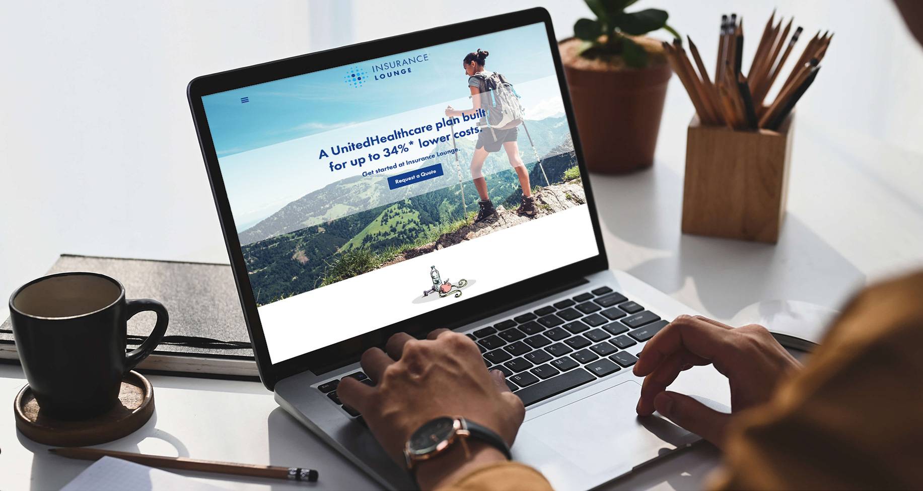inl-united-hero - Flower Press Interactive Insurance Lounge United Landing Page