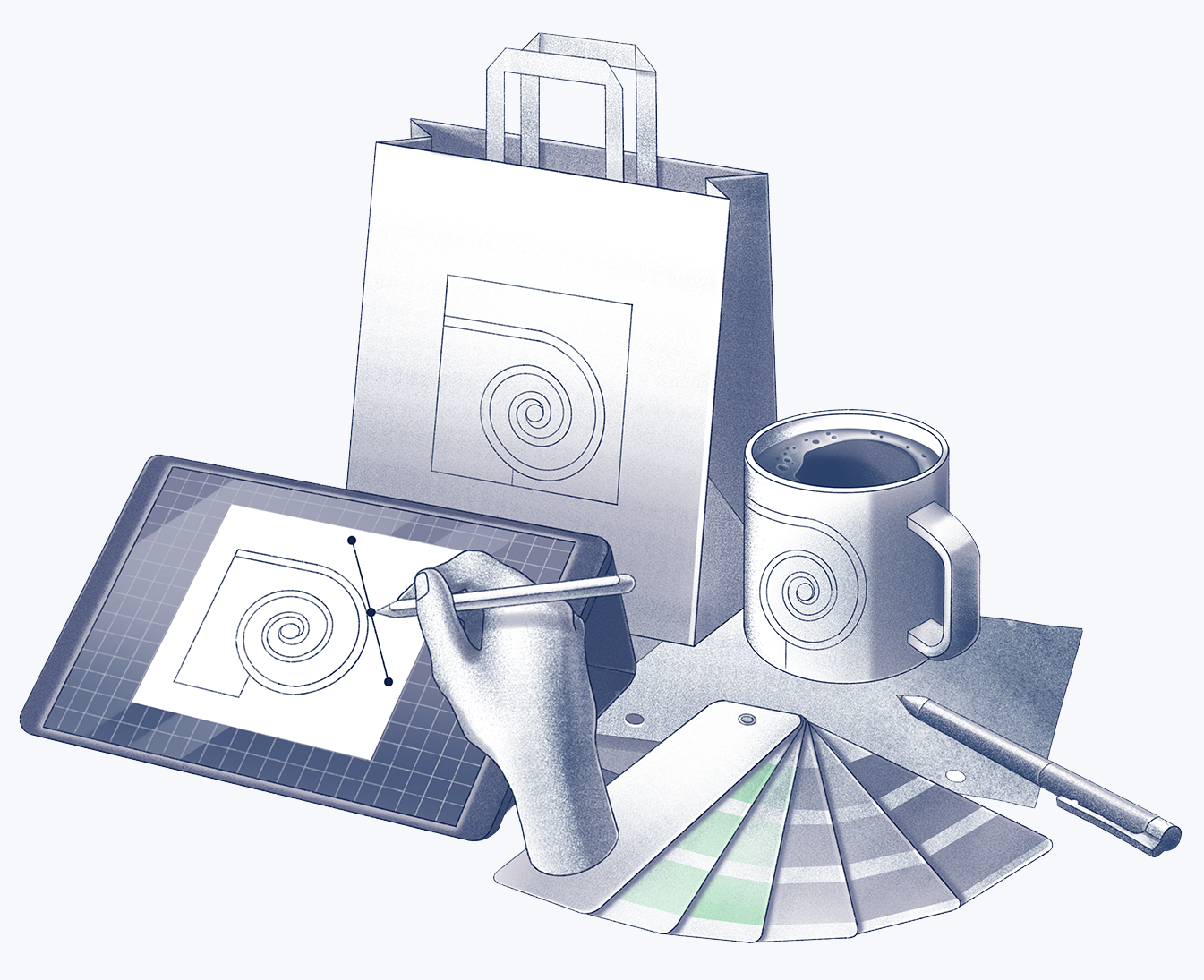 creatingLogo - Flower Press Interactive